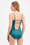 LUCKY SWIMMING SUIT WITH SILVER ACCESSORIES