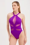TULLE DETAILED SWIMSUIT